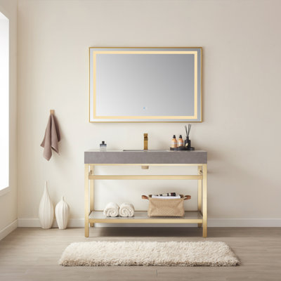Lighted Bathroom Mirror