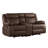 Oversized Manual Reclining Loveseat Sofa with Cupholders-Espresso-120433398
