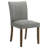 Grey Upholstered Dining Side Chair (Set Of 2)-2040082178