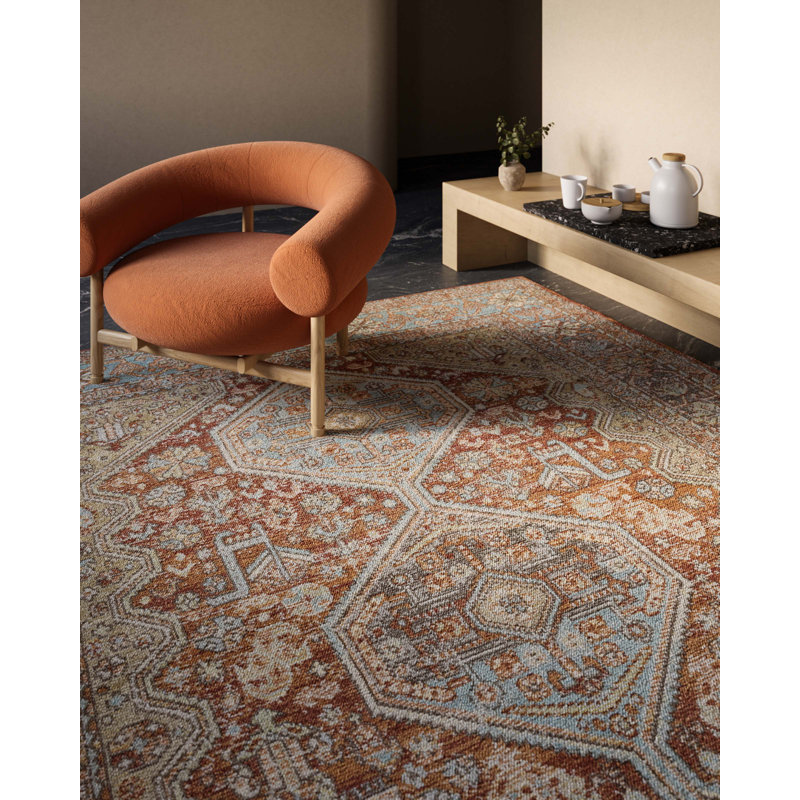 Tapis cuivre Karpinski, Rectangle 9 pi 3 po x 11 pi 10 po