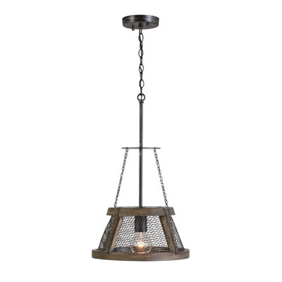 1 - Light Brown Single Pendant