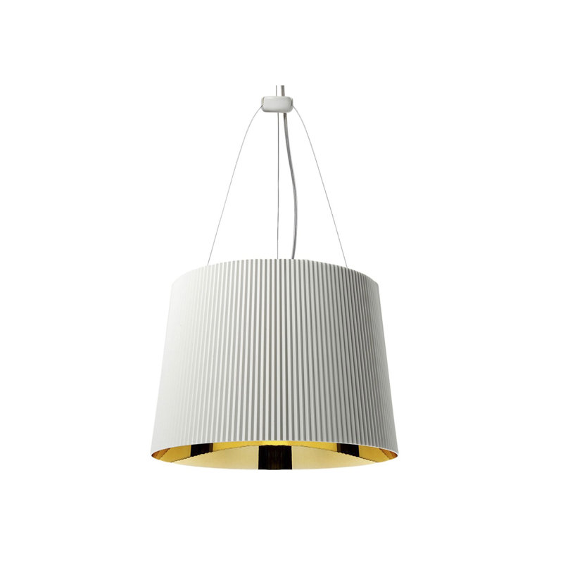 Gè 2 - Light Unique/Statement Pendant, White/Gold 