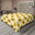 Jaune pastel et orange pâle / motif floral