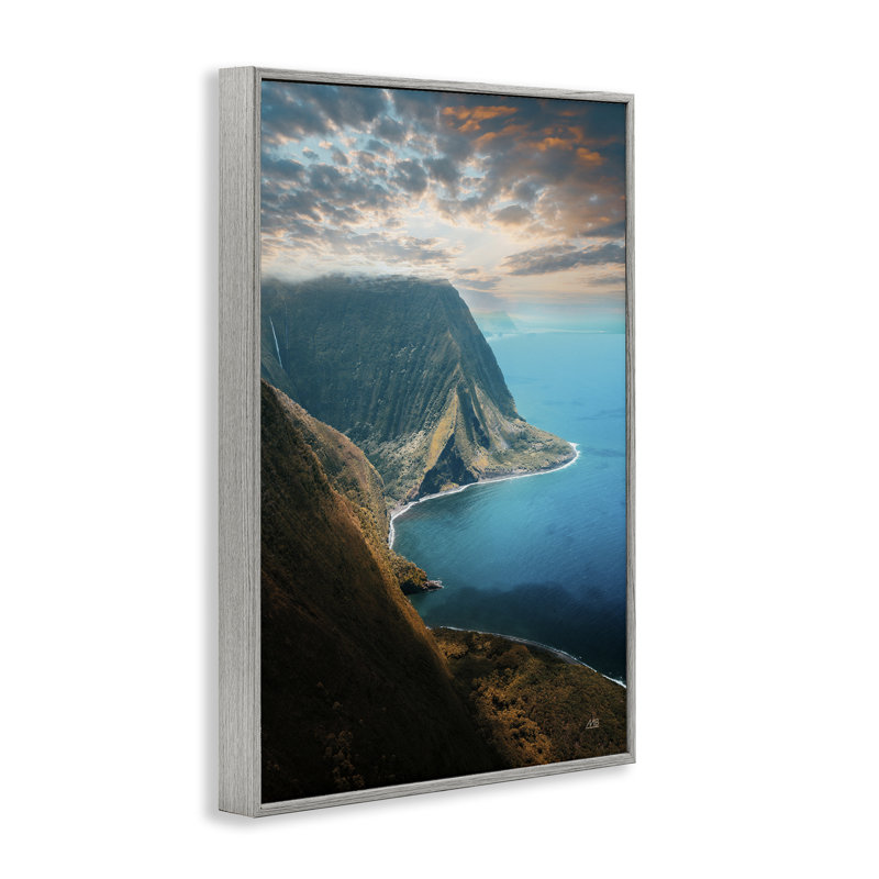  Falaises de la côte hawaïenne, estampe numérique par Max Blakesberg Studios, Estampe numérique Farmhouse, H 24 po x l 16 po