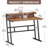 Small Computer Desk,Computer Desk with Power Outlets & Led Light,Home Office Desk with Monitor Shelf,-1504316950