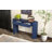 Entryway Table With Fluted Design, Modern Console Table With Storage, Oval Top And 2 Drawers For Entryway And Living Room-779183079