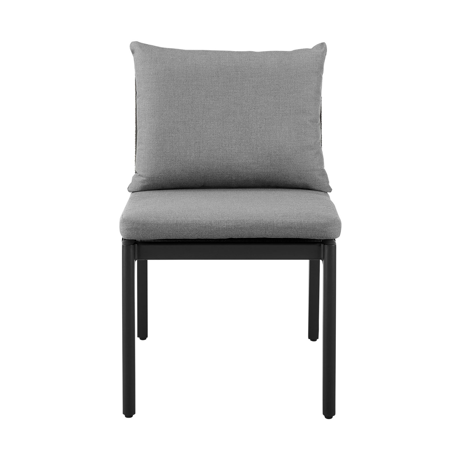Gerri Premium All-Weather Wicker Outdoor Dining Side Chair with Cushion
