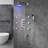 Trialo Solid Brass Color Changing LED Rain Shower Dynamic Lighting and Relaxing Rainfall Experience-48171175
