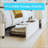 Queen Bed Frame With Ergonomic Headboard