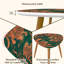 Ensemble de 2 tables basses gigognes Triangle