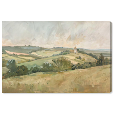 Peaceful Pasture Canvas Classic Landscape Art by Art Remedy