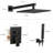 VIBRANTBATH Antique Echo Oil Rubbed Bronze 12-in Dual Head Built-In Shower Faucet System with 2-way Diverter ( Pressure-balanced Valve Included )-58864880