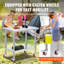 Table de travail en acier inoxydable 36 x 24 pouces avec 4 roues-1255508331