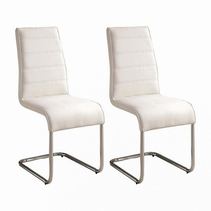 Leatherette 2Pc Side Chairs