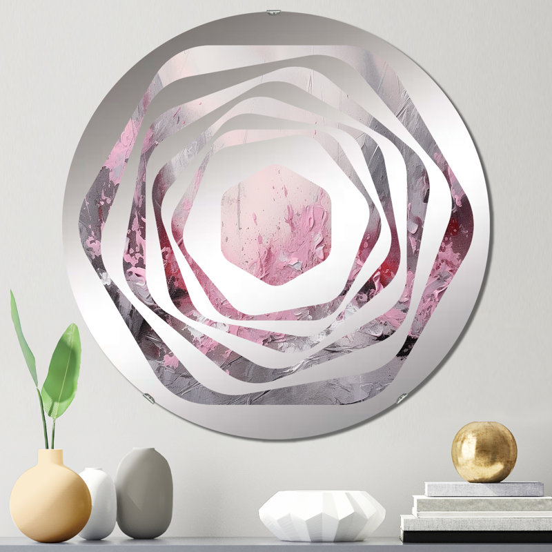 Muguet - Miroir décoratif Amorphe, 31,4 po x 31,4 po