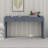 Curved Console Table With Storage, Wooden Entryway Table With 2 Drawers, Farmhouse Rustic Console Tables-119402485