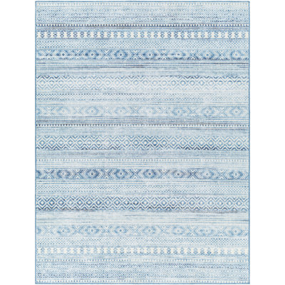Demetra Light Silver Machine Washable Area Rug