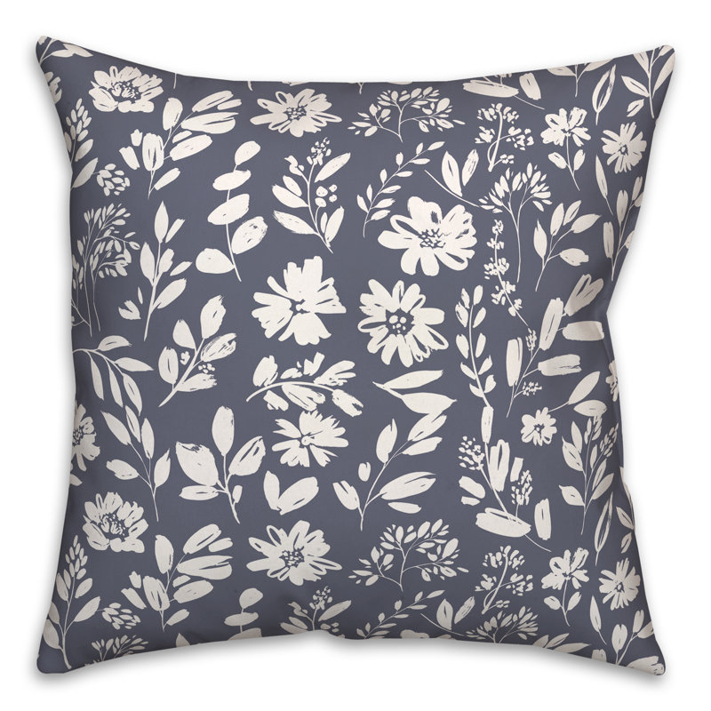  Housse et insert de coussin 16 po, Bleu, 18 po x 18 po