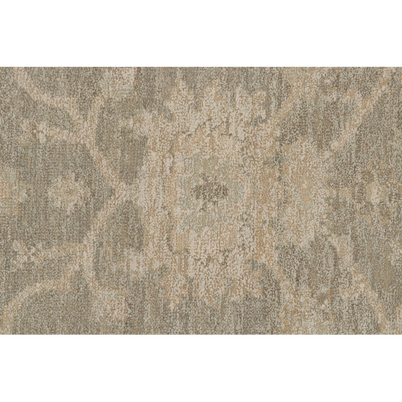 Distressed Homage Handmade Kilim Silk and Wool Floral Area Rug, Runner 3' x 12'