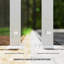Pergola d'extérieur, auvent rétractable avec fixation magnétique