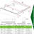 Modern Outdoor Door Window Awning, 47"x34", Polycarbonate Roof, Stable Brackets, Sunshade Valance Awning 47"x34". Solid Sheet, Heat , 3 Mounting Spots, Pu Coated Included