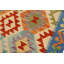 Tapis beige / bleu / rouille en laine noué à la main Scoggin Southwestern Rectangle 3 pi 4 po x 4 pi 11 po