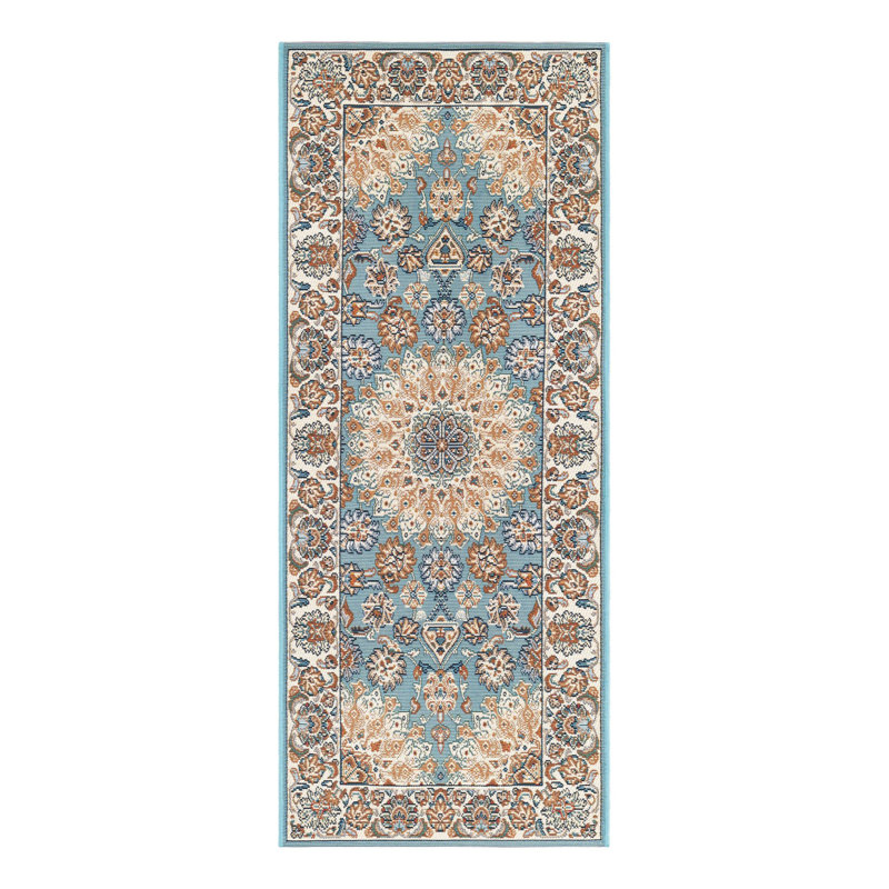 Indoor/Outdoor Traditional Area Rug, Runner 2' x 5'1"