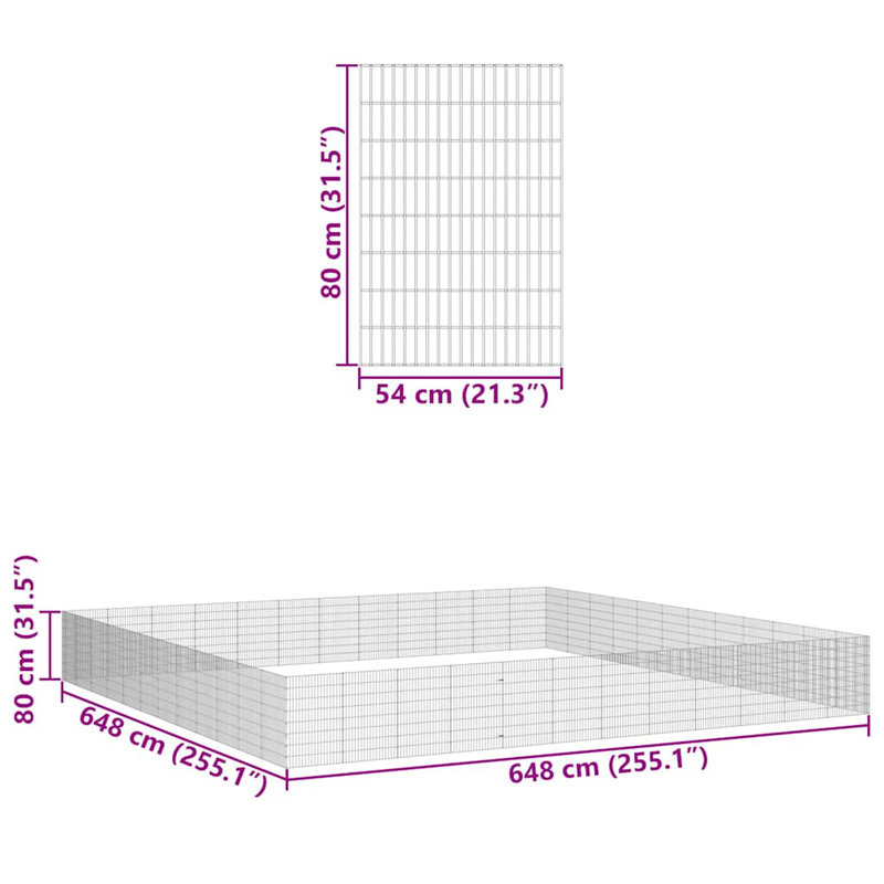 Aaralyn Small Animal Playpen, 54 x 80 cm