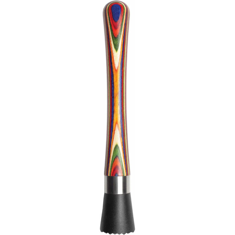Wooden Handle Cocktail Muddler – Non-Scratch Bar Tool for Craft Drinks