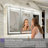 36 in. H Recessed/Surface Mount LED Medicine Cabinet with Mirror And GFCI-106766562