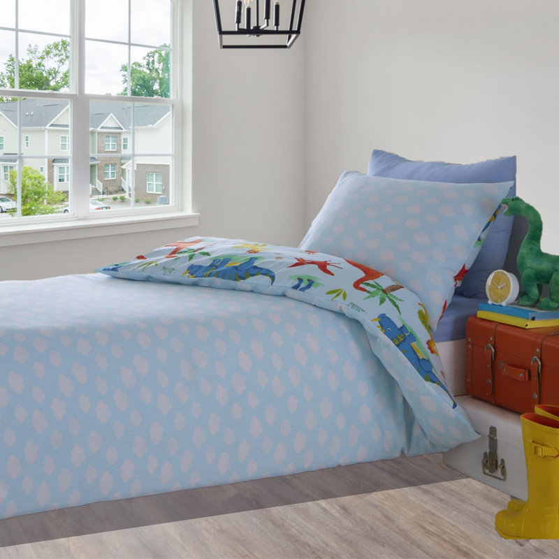 Heilgard Dinosaur Duvet Cover Set, Single - 1 Standard Pillowcase