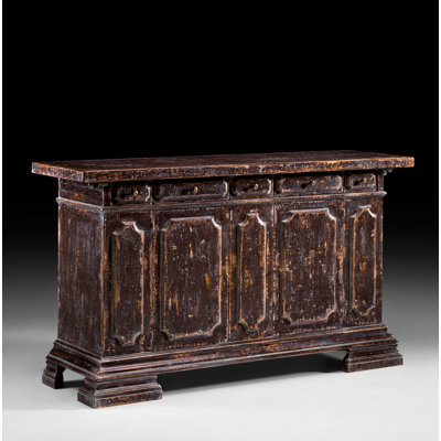 Buffet en bois massif 79 po