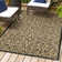 Haggerty Vintage Filigree Textured Weave Black/Khaki Indoor/Outdoor Rug