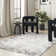 Machine Woven Polyester Area Rug in Cream/Gray