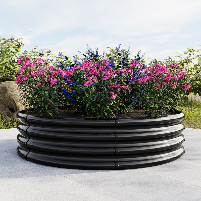 2Pcs W840116764 Metal Planter Box For Growing Carrot And Vegetables, Open Bottom Nutrient Uptake Galvanized Beans Root Drainage Protection