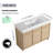 48 Inch Vanity, 48 bathroom vanity with top, 48 inch bathroom vanity, 48" Single Bathroom Vanity Set, 48'' Single Sink Vanity with 3 Doors and Resin Basin Sink
