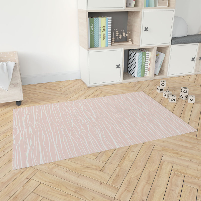 Legions Kids Play Mat, Rectangle 5' x 7', Pink