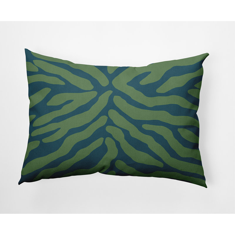 Coussin lombaire intérieur / extérieur Animal, Vert
