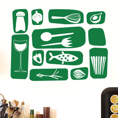 Kitchen Symbols Wall Sticker