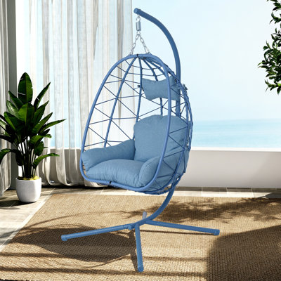 Fauteuil à œufs en métal avec hamac Comfort