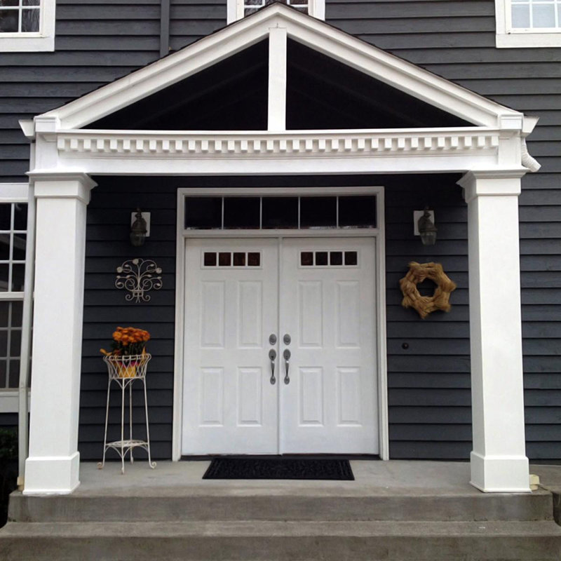 Fayetteville White PVC Dentil Crown Moulding Trim 88"