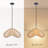 1-Light Rattan Pendant Light Fixture Bohemian-1076147250