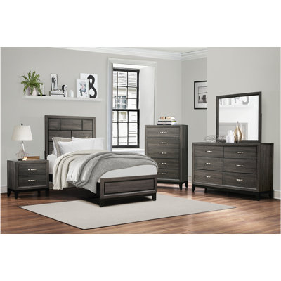 Brincken Wood Platform Bedroom Set