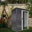 Bouzoun 5 ft. W x 3 ft. D Galvanised Steel Pent Tool Shed