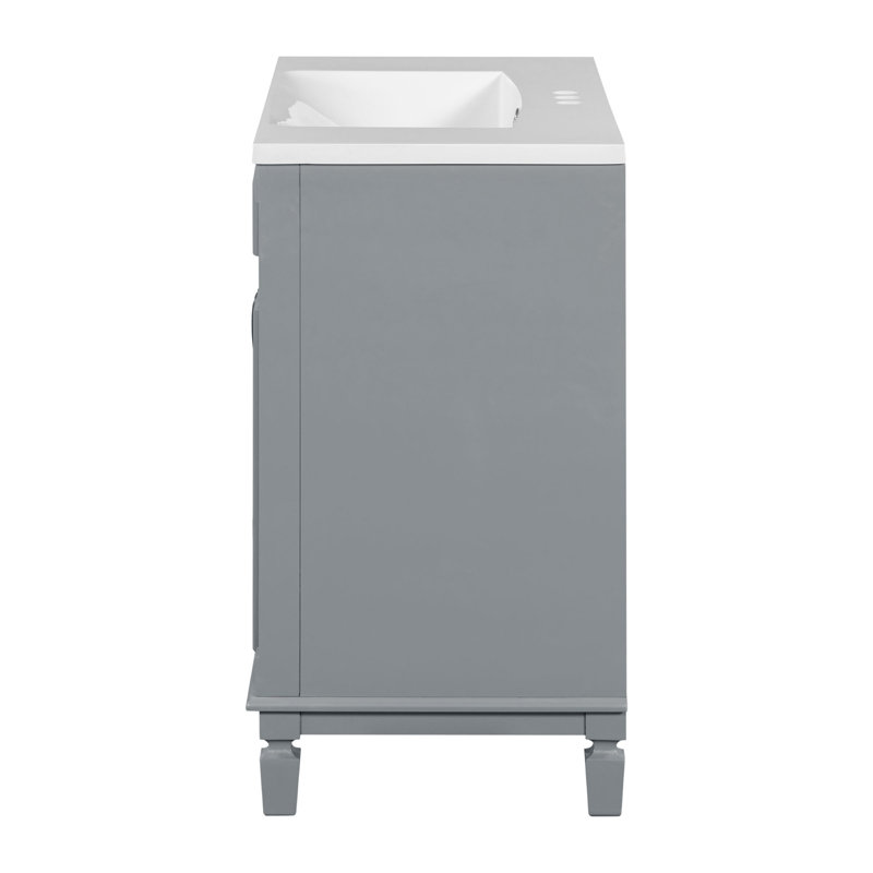 Armoire de salle de bain Tenara, Gris
