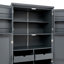Armoire de cuisine autoportante de 70,9 po de hauteur avec plateaux coulissants, armoire de rangement de style Shaker avec tablette réglable et tablettes de porte pour la cuisine et la salle à manger-1629374194-1638583410