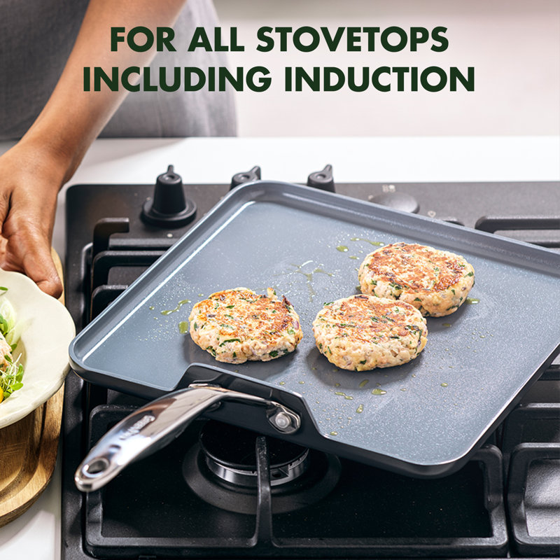 GreenPan Valencia Pro Healthy Ceramic Nonstick Griddle