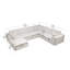 Canapé modulaire modulaire, canapé rembourré compressé-1826182972