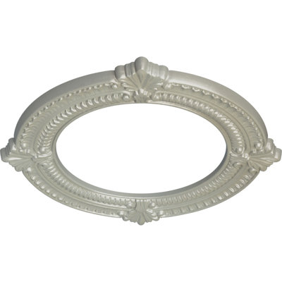 Médaillon de plafond H 13,375 po x l 13,375 po x P 0,625 po Benson