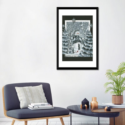 «Lighting the Way» - reproduction d'art murale - papier d'art encadré